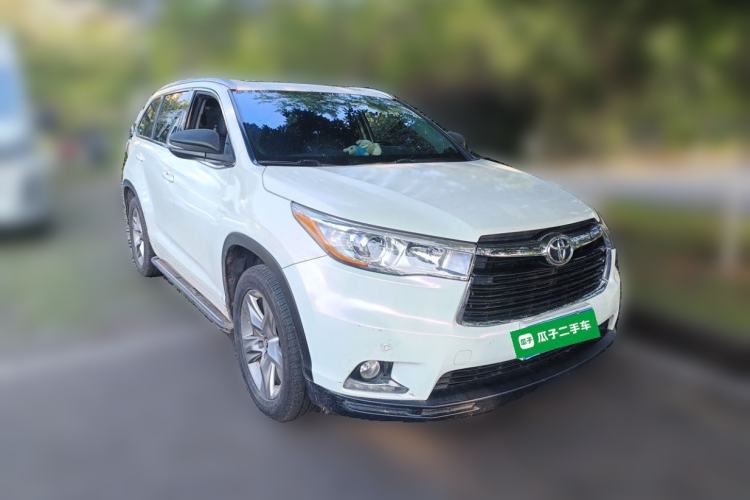 Used Toyota Highlander 2017 2.0T Four-Wheel Drive Luxury Edition 7 Seats Front Right 45 Deg