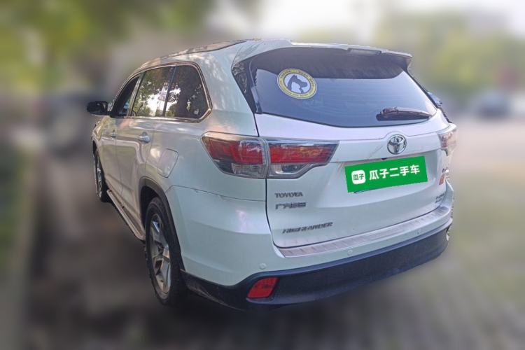 Used Toyota Highlander 2017 2.0T Four-Wheel Drive Luxury Edition 7 Seats Rear Left 45 Deg