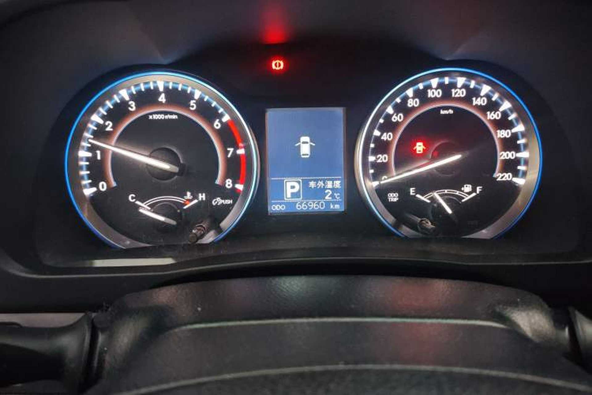 Used Toyota Highlander 2017 2.0T Four-Wheel Drive Luxury Edition 7 Seats Instrument Cluster