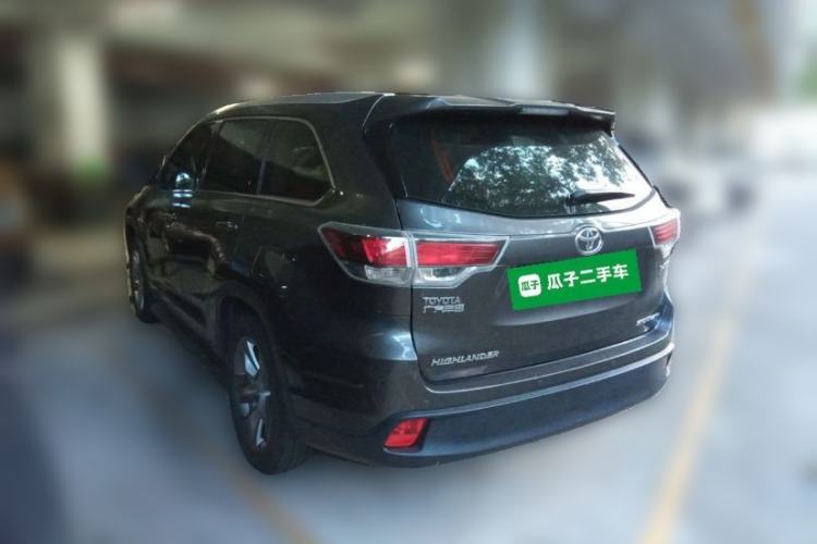Used Toyota Highlander 2017 2.0T Four-Wheel Drive Luxury Edition 7 Seats Rear Left 45 Deg