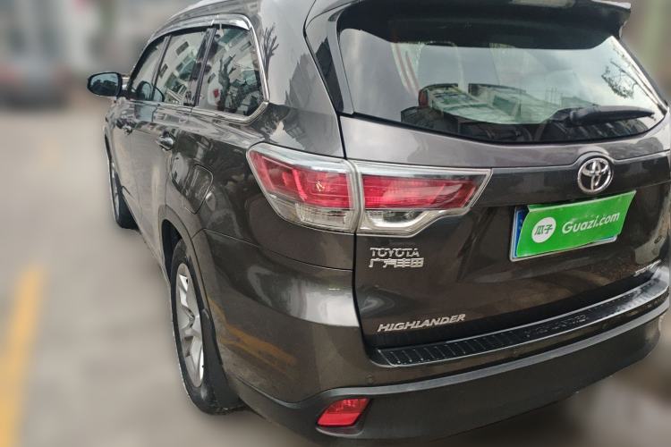 Used Toyota Highlander 2017 2.0T Four-Wheel Drive Luxury Edition 7 Seats Rear Left 45 Deg