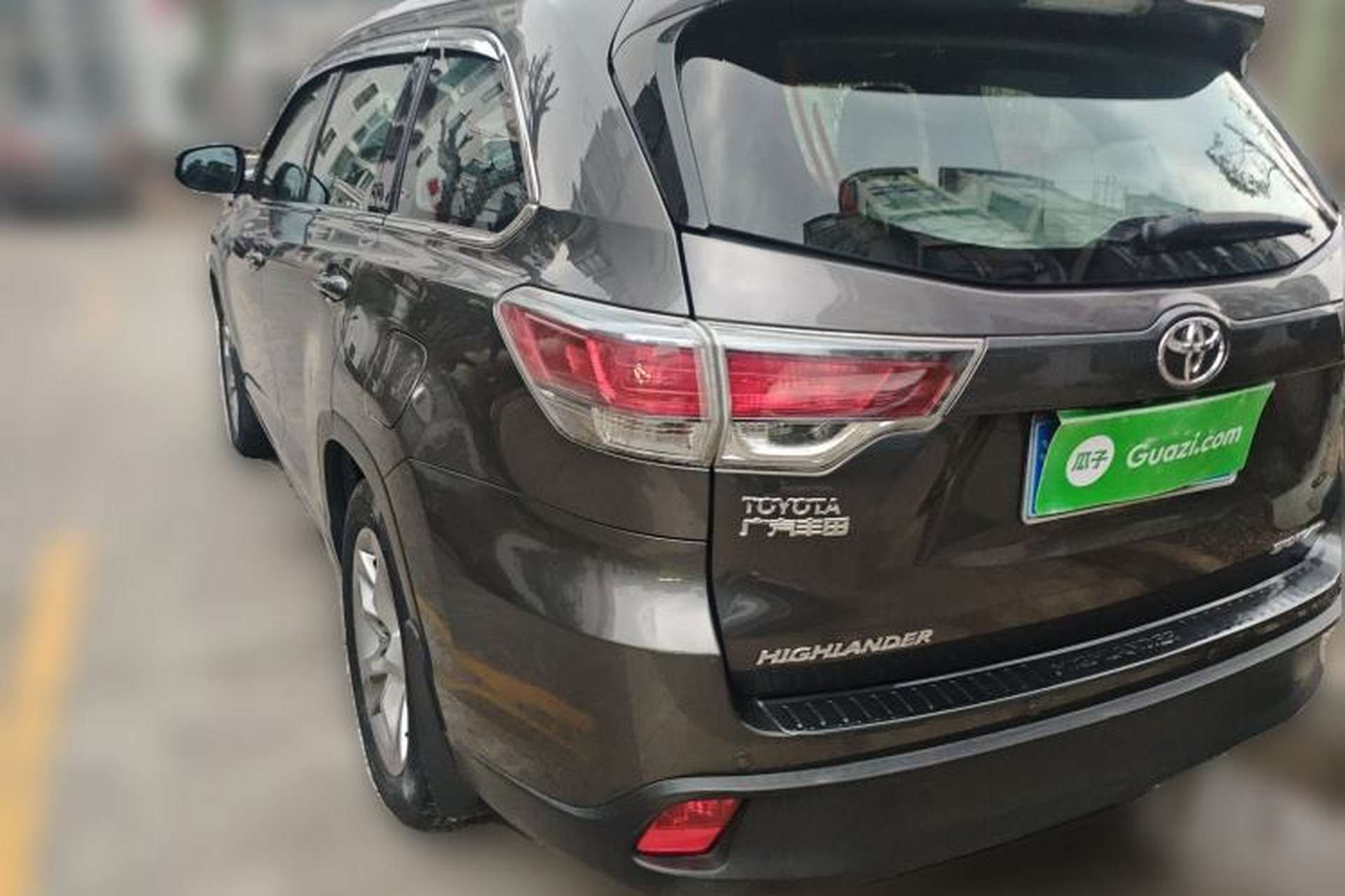Used Toyota Highlander 2017 2.0T Four-Wheel Drive Luxury Edition 7 Seats Rear Left 45 Deg