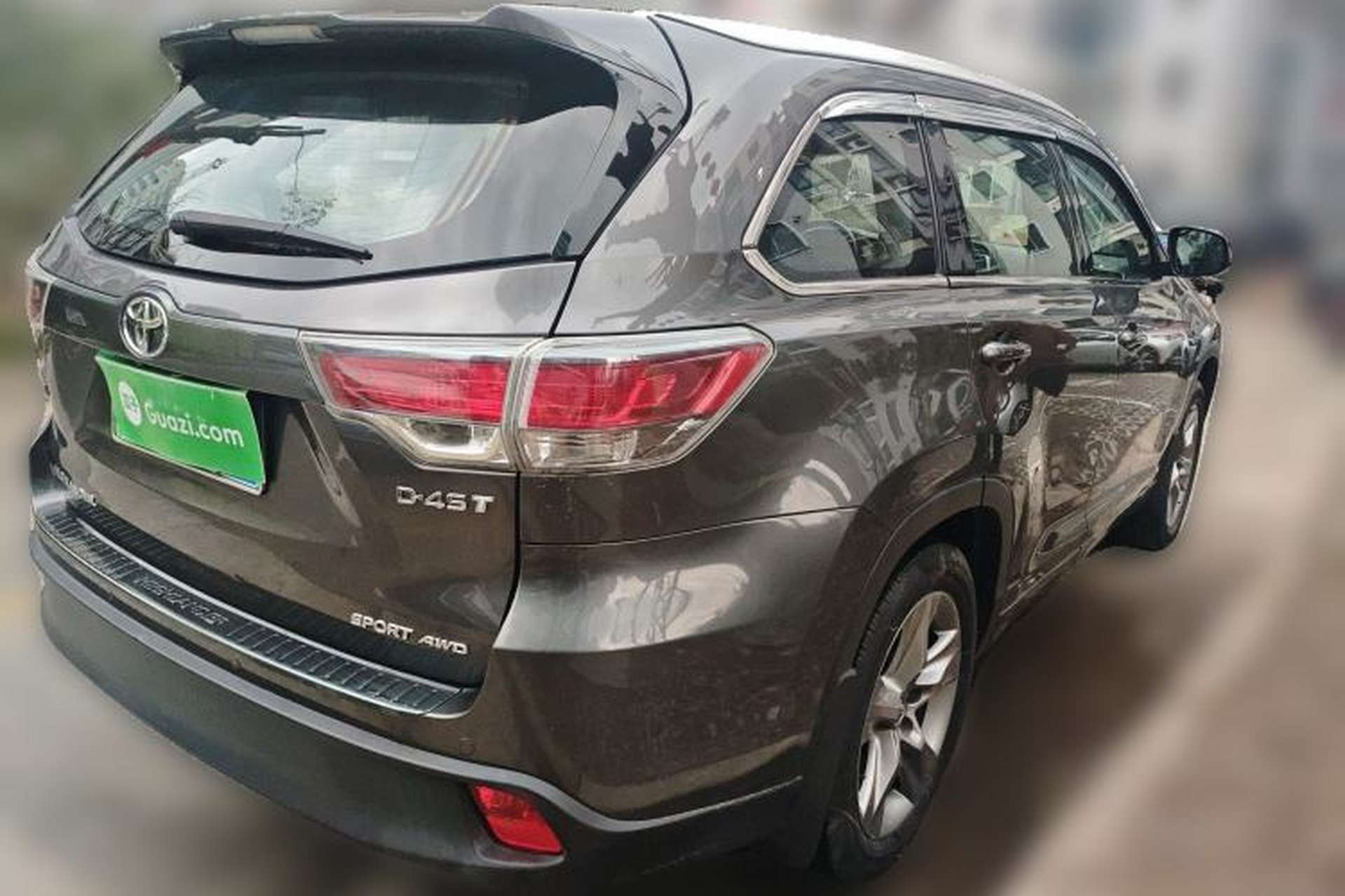 Used Toyota Highlander 2017 2.0T Four-Wheel Drive Luxury Edition 7 Seats Rear Right 45 Deg
