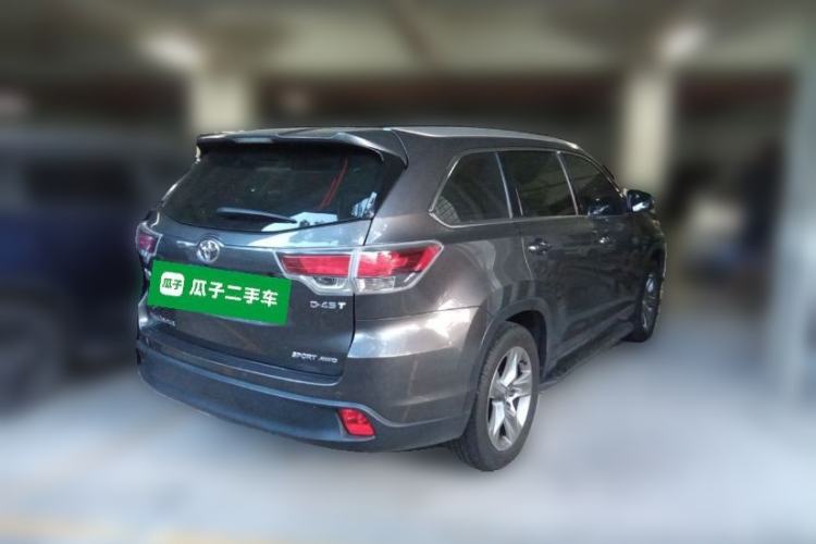 Used Toyota Highlander 2017 2.0T Four-Wheel Drive Luxury Edition 7 Seats Rear Right 45 Deg