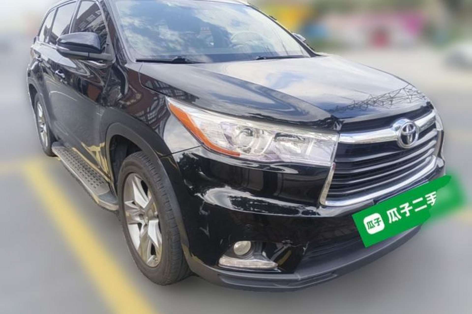 Used Toyota Highlander 2017 2.0T Four-Wheel Drive Luxury Edition 7 Seats Front Right 45 Deg