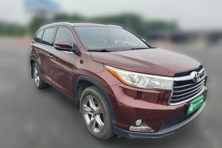 Used Toyota Highlander 2017 2.0T Four-Wheel Drive Luxury Edition 7 Seats Front Right 45 Deg