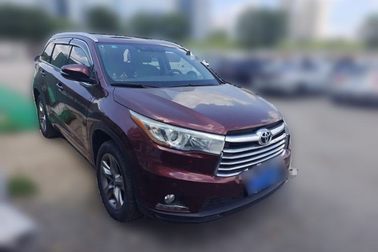 Used Toyota Highlander 2017 2.0T Four-Wheel Drive Luxury Edition 7 Seats Front Right 45 Deg