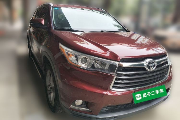 Used Toyota Highlander 2017 2.0T Four-Wheel Drive Luxury Edition 7 Seats Front Right 45 Deg