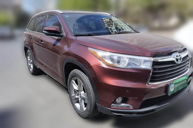 Used Toyota Highlander 2017 2.0T Four-Wheel Drive Luxury Navigation Version 7 Seats Front Right 45 Deg