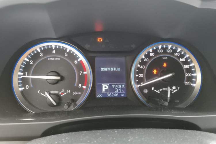 Used Toyota Highlander 2017 2.0T Two-Wheel Drive Luxury Edition 7 Seats Instrument Cluster