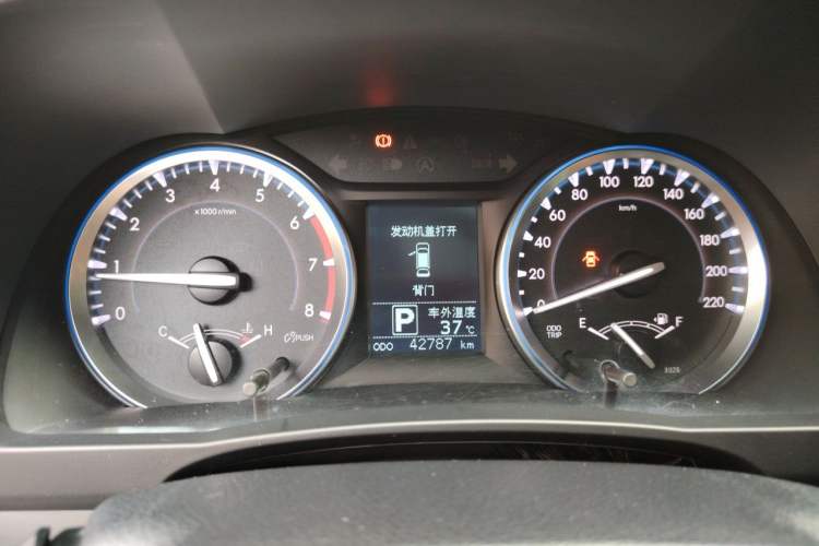 Used Toyota Highlander 2017 2.0T Four-Wheel Drive Luxury Edition 7 Seats Instrument Cluster