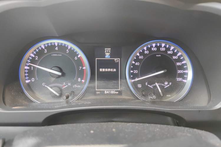 Used Toyota Highlander 2017 2.0T Four-Wheel Drive Luxury Navigation Version 7 Seats Instrument Cluster