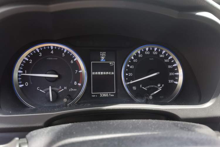 Used Toyota Highlander 2017 2.0T Four-Wheel Drive Luxury Navigation Version 7 Seats Instrument Cluster