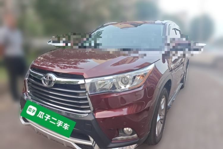 Used Toyota Highlander 2017 2.0T Two-Wheel Drive Luxury Edition 7 Seats Guazi used car, China used car export, Used car for sale, Used cars, Cheapest cars for sale