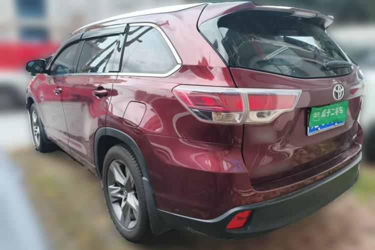 Used Toyota Highlander 2017 2.0T Two-Wheel Drive Luxury Edition 7 Seats Rear Left 45 Deg