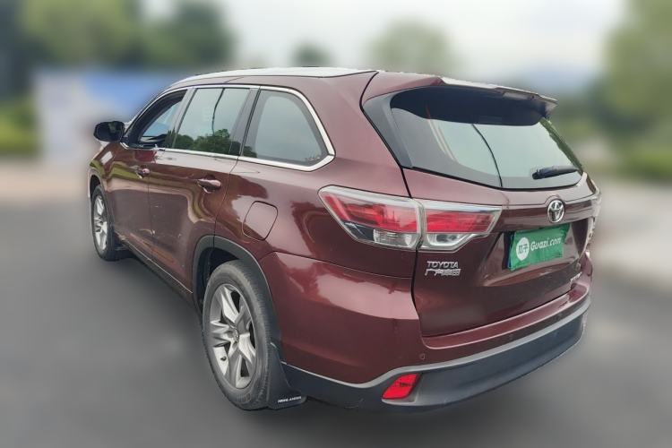 Used Toyota Highlander 2017 2.0T Four-Wheel Drive Luxury Edition 7 Seats Rear Left 45 Deg