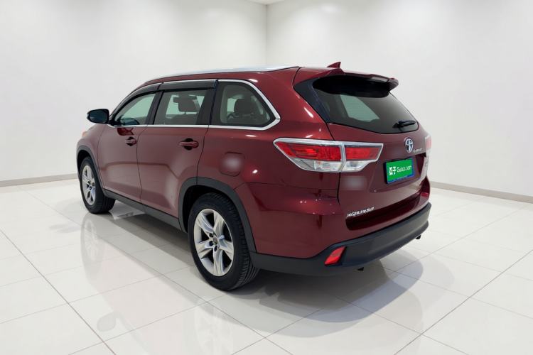 Used Toyota Highlander 2017 2.0T Four-Wheel Drive Luxury Edition 7 Seats Rear Left 45 Deg