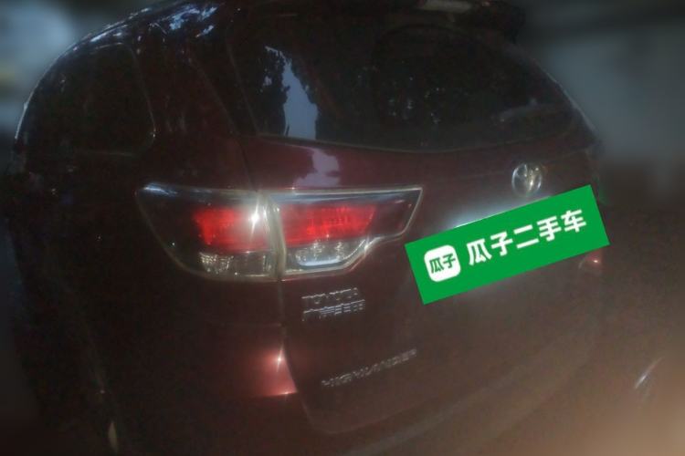 Used Toyota Highlander 2017 2.0T Two-Wheel Drive Elite Version 7 Seats Rear Left 45 Deg