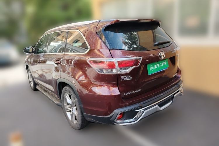 Used Toyota Highlander 2017 2.0T Four-Wheel Drive Luxury Edition 7 Seats Rear Left 45 Deg
