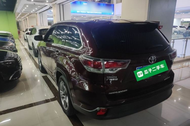 Used Toyota Highlander 2017 2.0T Four-Wheel Drive Luxury Edition 7 Seats Rear Left 45 Deg