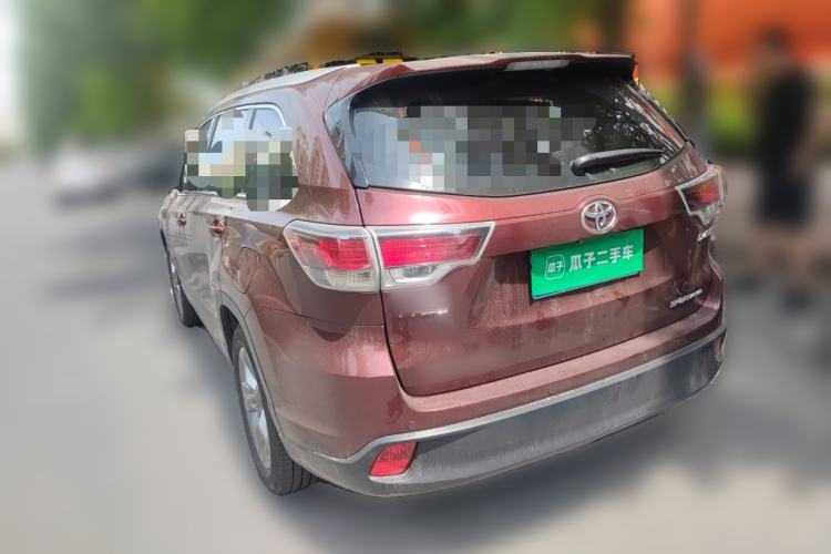 Used Toyota Highlander 2017 2.0T Four-Wheel Drive Luxury Navigation Version 7 Seats Rear Left 45 Deg