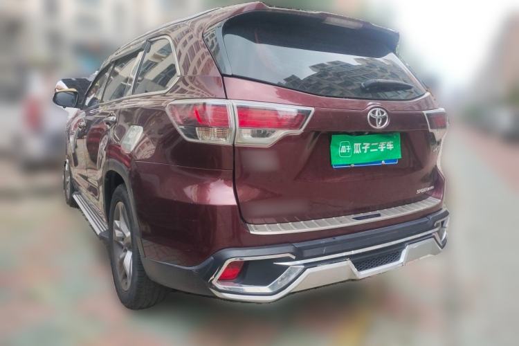 Used Toyota Highlander 2017 2.0T Four-Wheel Drive Luxury Edition 7 Seats Rear Left 45 Deg