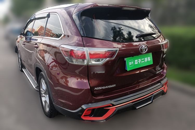 Used Toyota Highlander 2017 2.0T Four-Wheel Drive Luxury Edition 7 Seats Rear Left 45 Deg