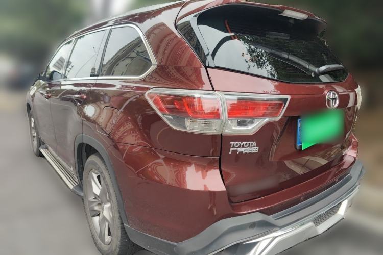 Used Toyota Highlander 2017 2.0T Four-Wheel Drive Luxury Edition 7 Seats Rear Left 45 Deg
