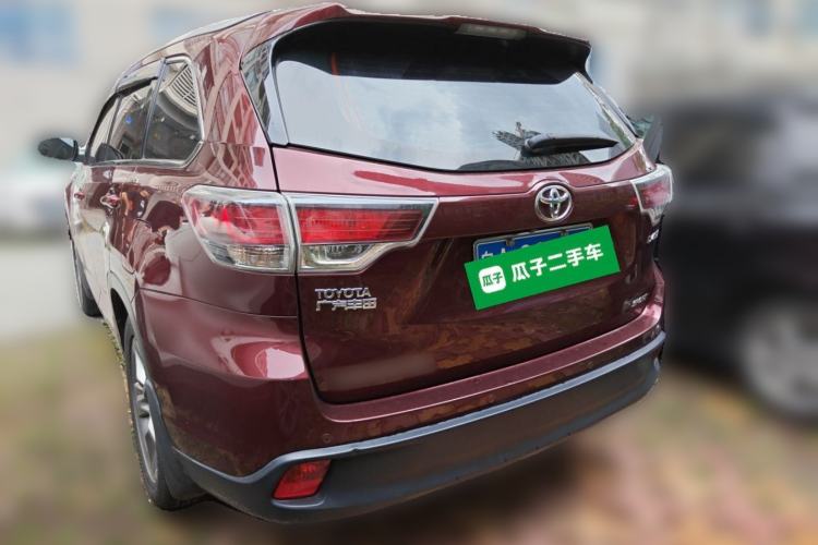 Used Toyota Highlander 2017 2.0T Two-Wheel Drive Luxury Edition 7 Seats Rear Left 45 Deg