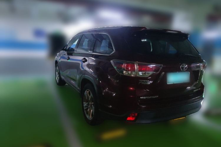 Used Toyota Highlander 2017 2.0T Four-Wheel Drive Ultimate Edition 7 Seats Rear Left 45 Deg