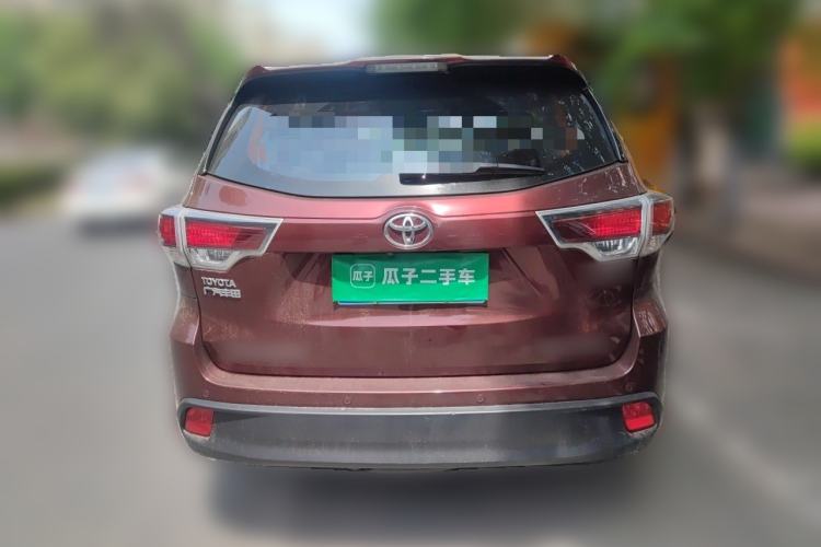 Used Toyota Highlander 2017 2.0T Four-Wheel Drive Luxury Navigation Version 7 Seats Rear