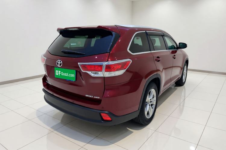 Used Toyota Highlander 2017 2.0T Four-Wheel Drive Luxury Edition 7 Seats Rear Right 45 Deg