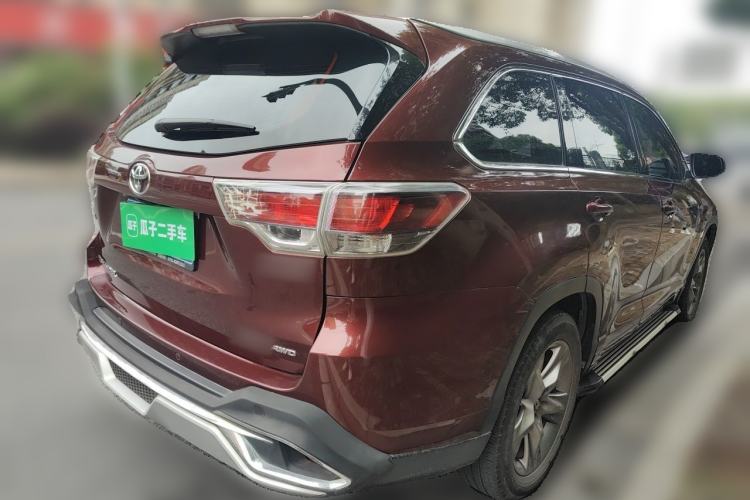 Used Toyota Highlander 2017 2.0T Four-Wheel Drive Luxury Edition 7 Seats Rear Right 45 Deg