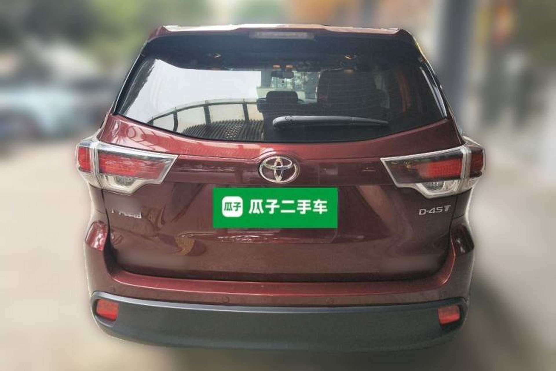 Used Toyota Highlander 2017 2.0T Four-Wheel Drive Luxury Edition 7 Seats Rear