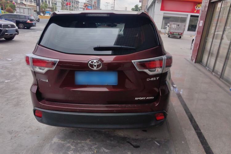 Used Toyota Highlander 2017 2.0T Four-Wheel Drive Luxury Edition 7 Seats Rear