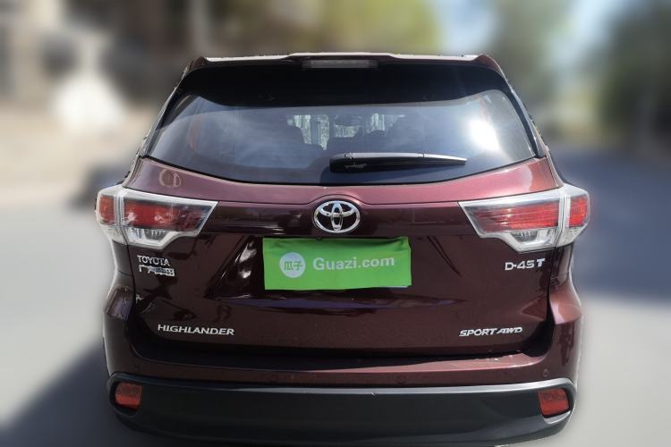 Used Toyota Highlander 2017 2.0T Four-Wheel Drive Luxury Navigation Version 7 Seats Rear