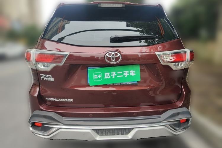 Used Toyota Highlander 2017 2.0T Four-Wheel Drive Luxury Edition 7 Seats Rear