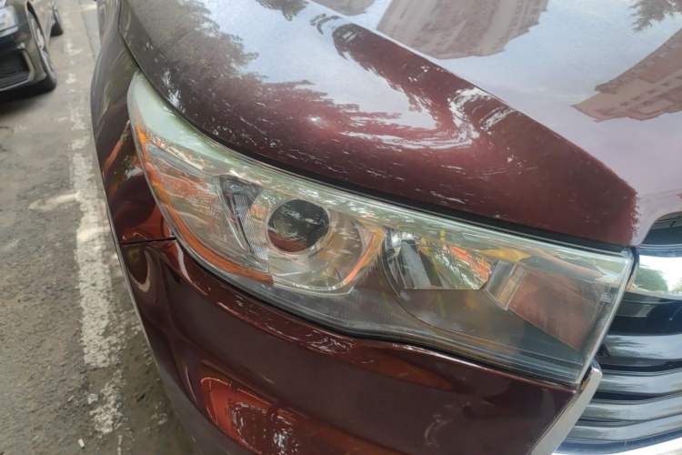 Used Toyota Highlander 2017 2.0T Four-Wheel Drive Luxury Navigation Version 7 Seats Right Front Headlight