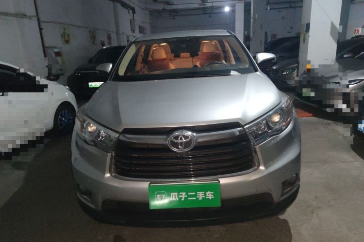 Used Toyota Highlander 2017 2.0T Four-Wheel Drive Elite Edition 7-Seater Front