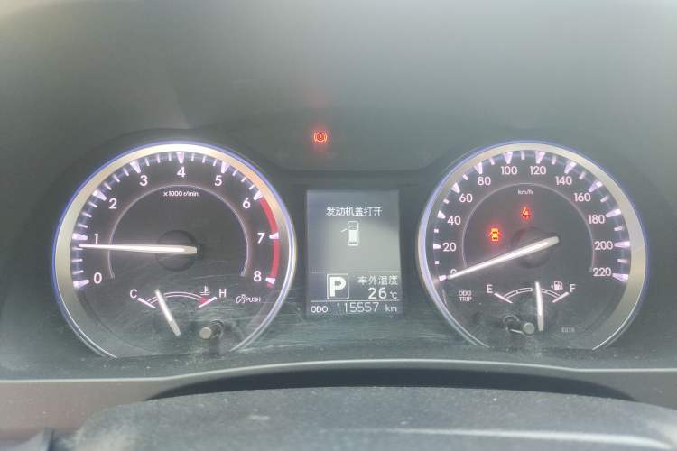 Used Toyota Highlander 2017 2.0T Four-Wheel Drive Luxury Edition 7 Seats Instrument Cluster