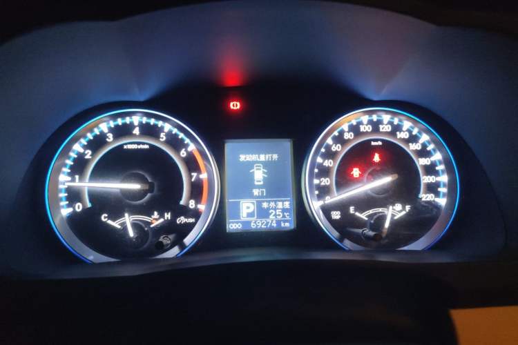 Used Toyota Highlander 2017 2.0T Four-Wheel Drive Elite Edition 7-Seater Instrument Cluster