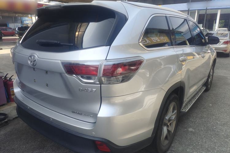 Used Toyota Highlander 2017 2.0T Four-Wheel Drive Luxury Edition 7 Seats Rear Right 45 Deg