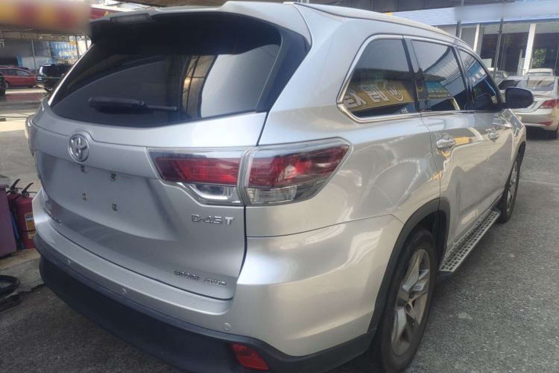 Used Toyota Highlander 2017 2.0T Four-Wheel Drive Luxury Edition 7 Seats Rear Right 45 Deg