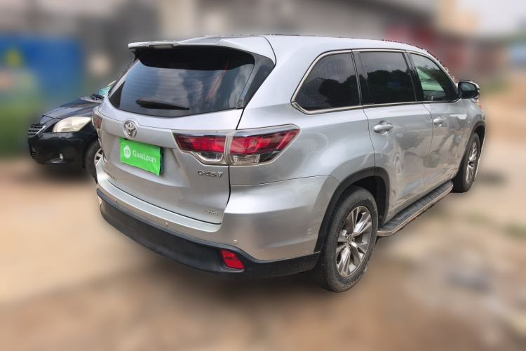 Used Toyota Highlander 2017 2.0T Four-Wheel Drive Elite Edition 7-Seater Rear Right 45 Deg