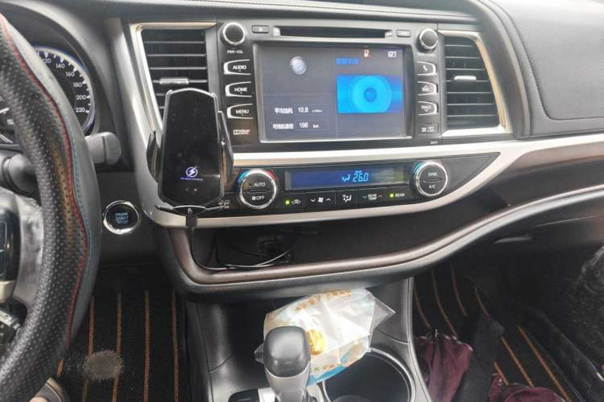 Used Toyota Highlander 2017 2.0T Four-Wheel Drive Ultimate Edition 7 Seats Audio And AC Panel