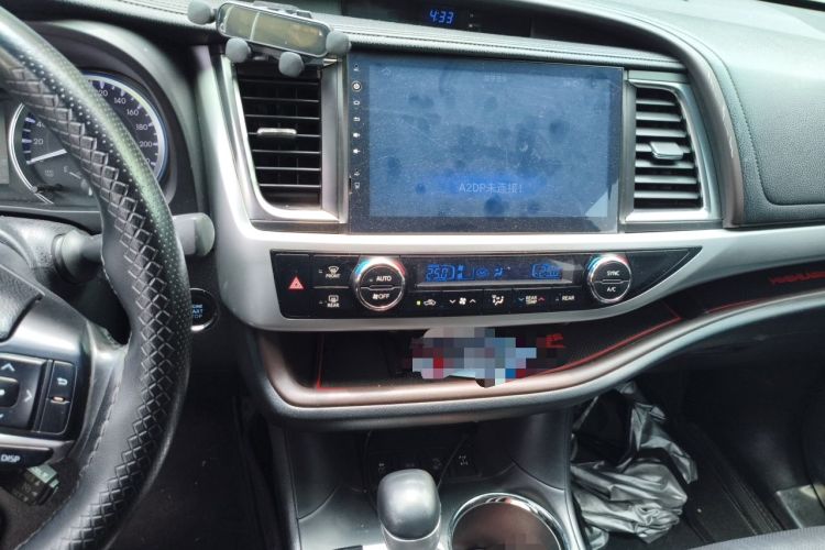 Used Toyota Highlander 2017 2.0T Four-Wheel Drive Luxury Edition 7 Seats Audio And AC Panel