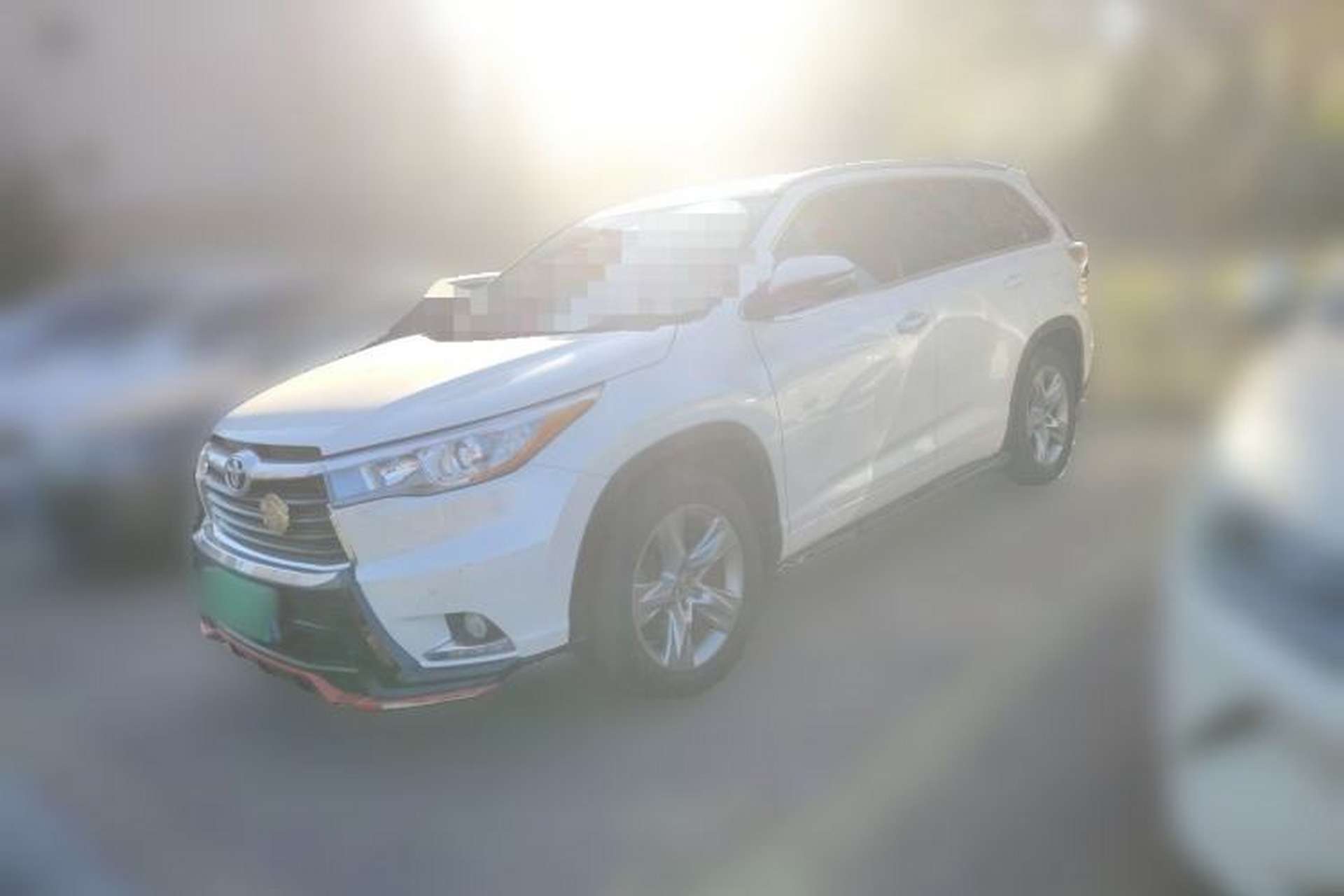 Used Toyota Highlander 2017 2.0T Four-Wheel Drive Luxury Edition 7 Seats Front Left 45 Deg
