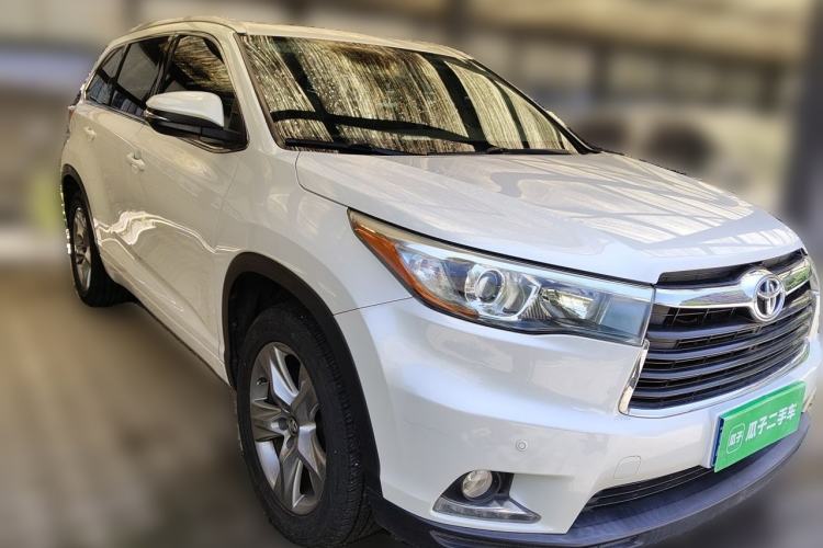 Used Toyota Highlander 2017 2.0T Four-Wheel Drive Luxury Edition 7 Seats Front Right 45 Deg