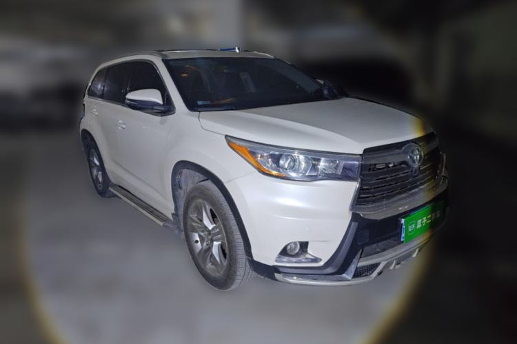 Used Toyota Highlander 2017 2.0T Four-Wheel Drive Luxury Edition 7 Seats Front Right 45 Deg