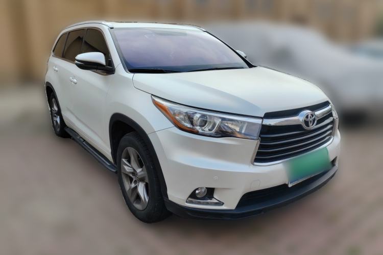 Used Toyota Highlander 2017 2.0T Four-Wheel Drive Luxury Edition 7 Seats Front Right 45 Deg